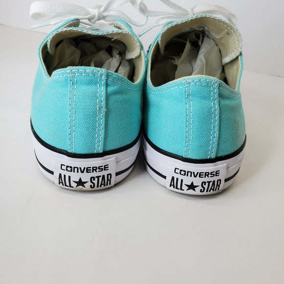 Converse All Star Low Top Light Blue Sneaker Shoes Men's Size 8 Wm's 10. - Picture 6 of 12